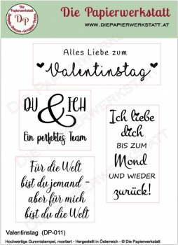 Valentinstag, Stempelset